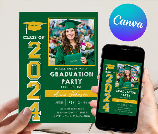 Custom Graduation Invitation Template