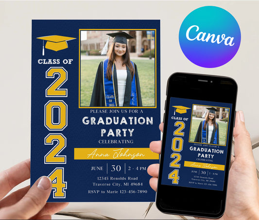 Edit Digital Graduation Template