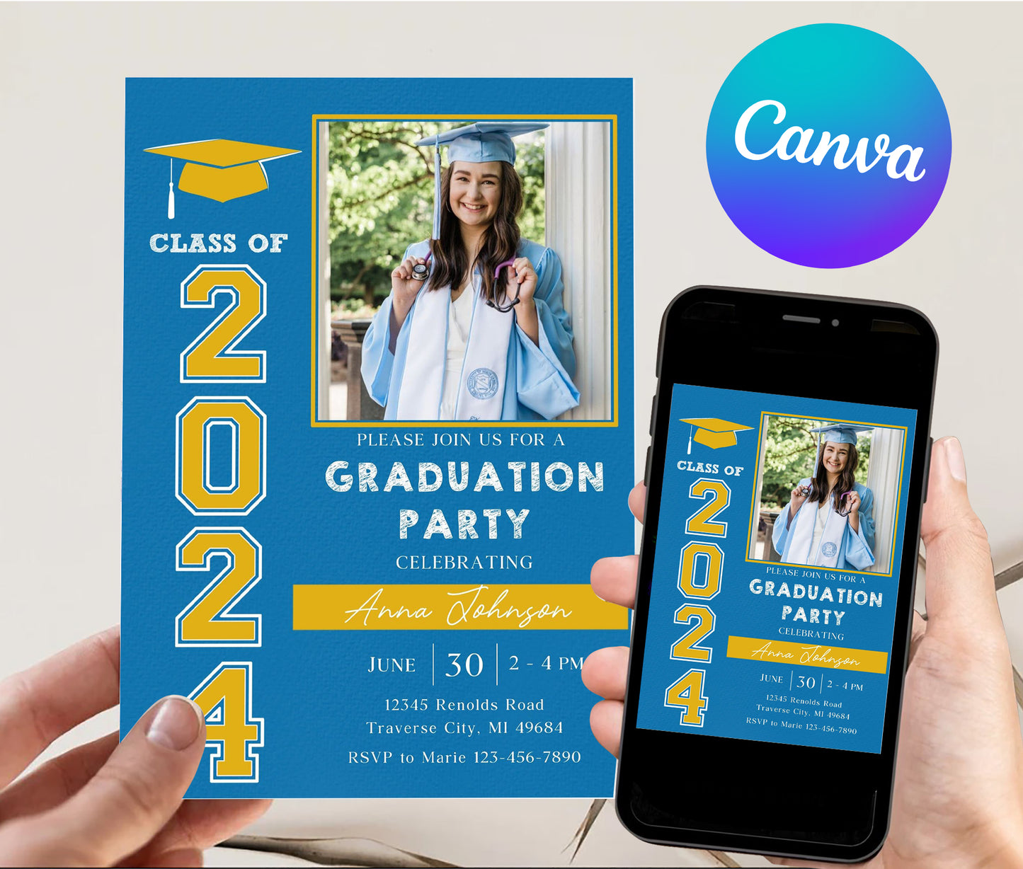 Graduation Party Invitation Template