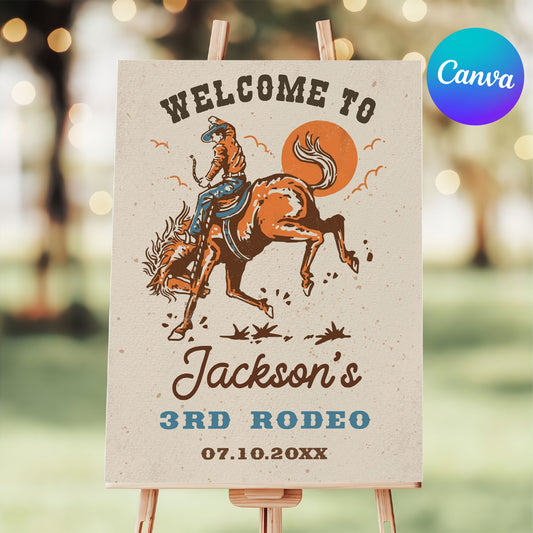 Digital download rodeo sign