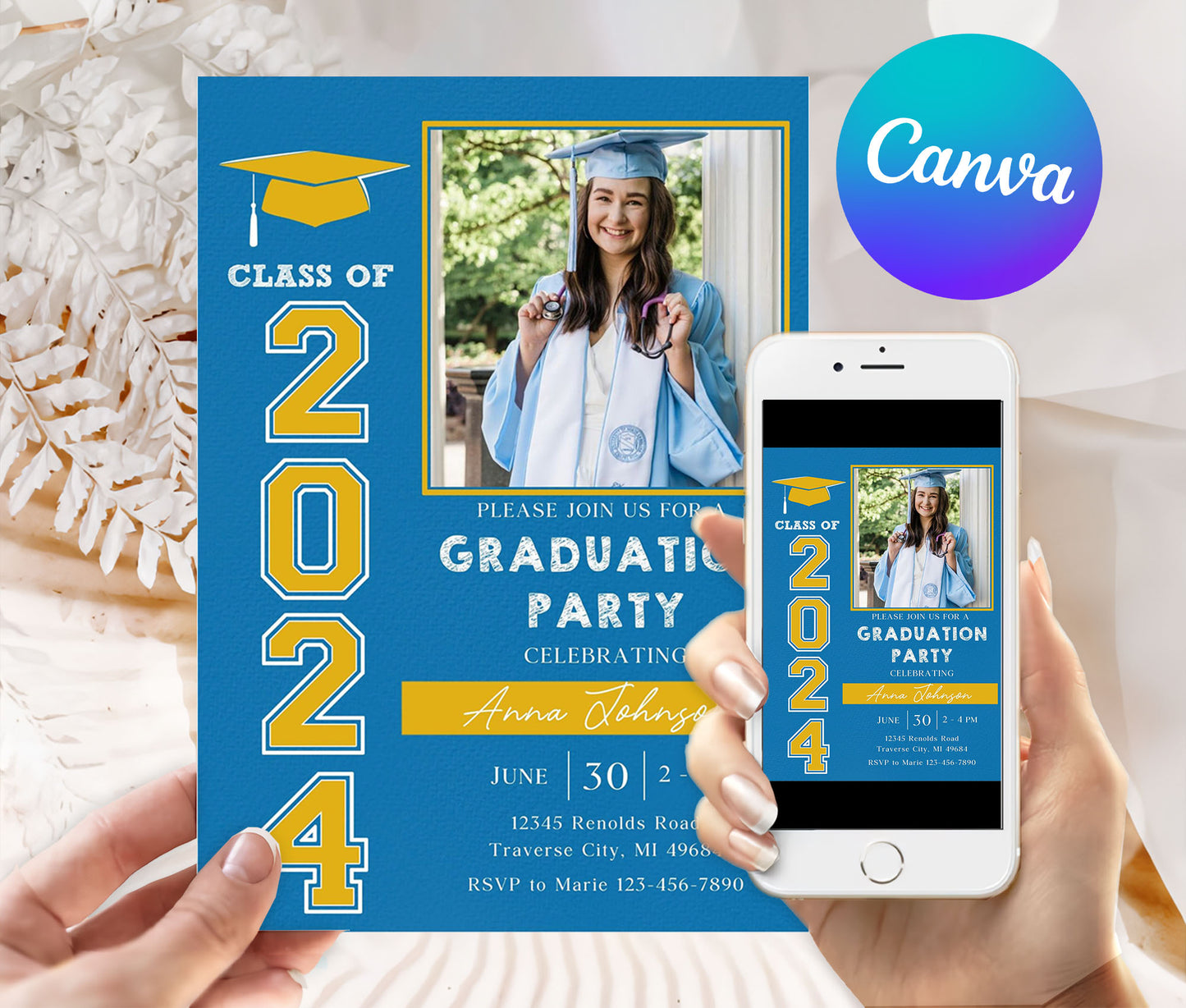 Graduation Party Invitation Template