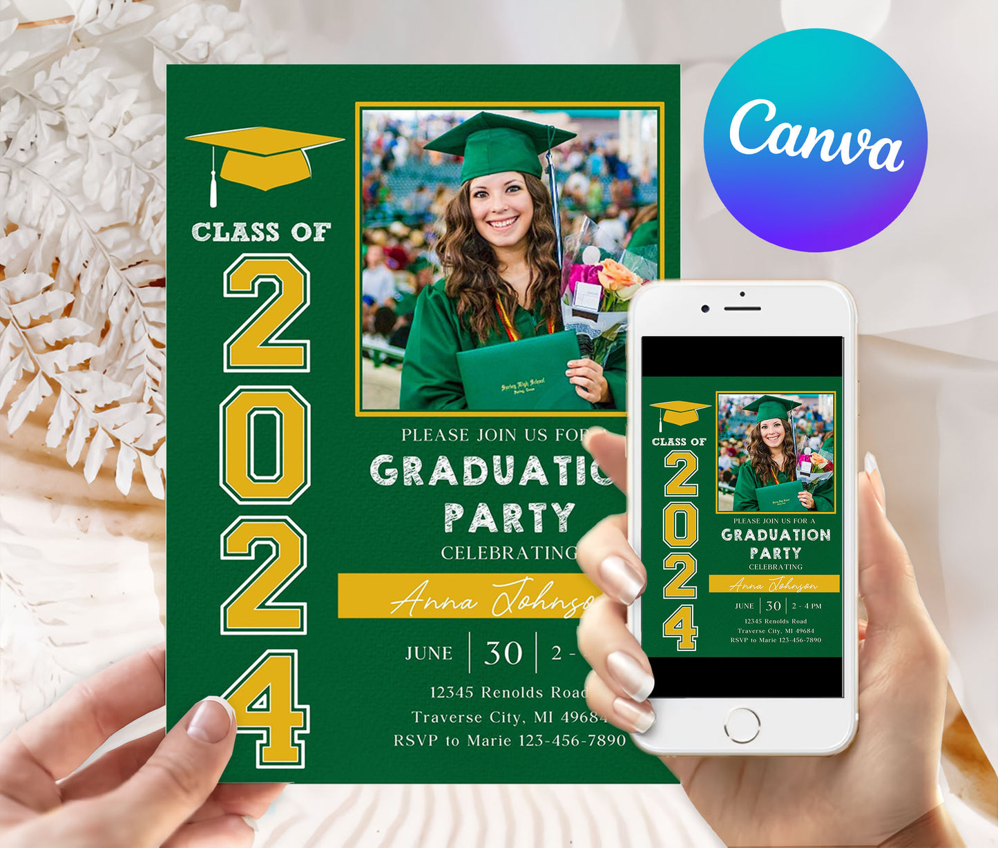 Custom Graduation Invitation Template