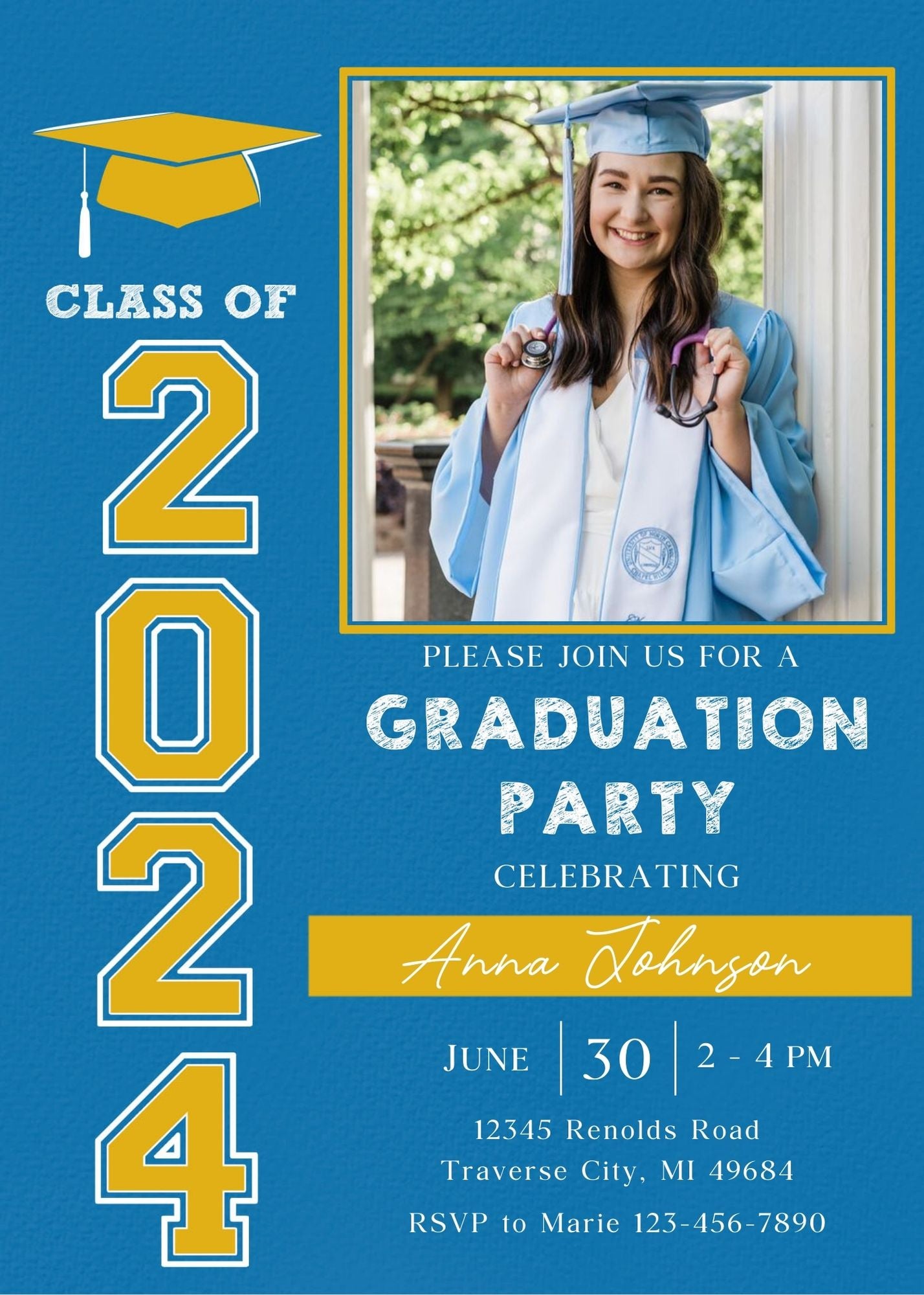 Graduation Party Invitation Template